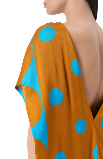 Платье из вискозы DRIES VAN NOTEN разноцветного цвета по цене 263500 руб., арт. 011035/3188, фото 4 Платье из вискозы DRIES VAN NOTEN, арт. 011035/3188, фото 4