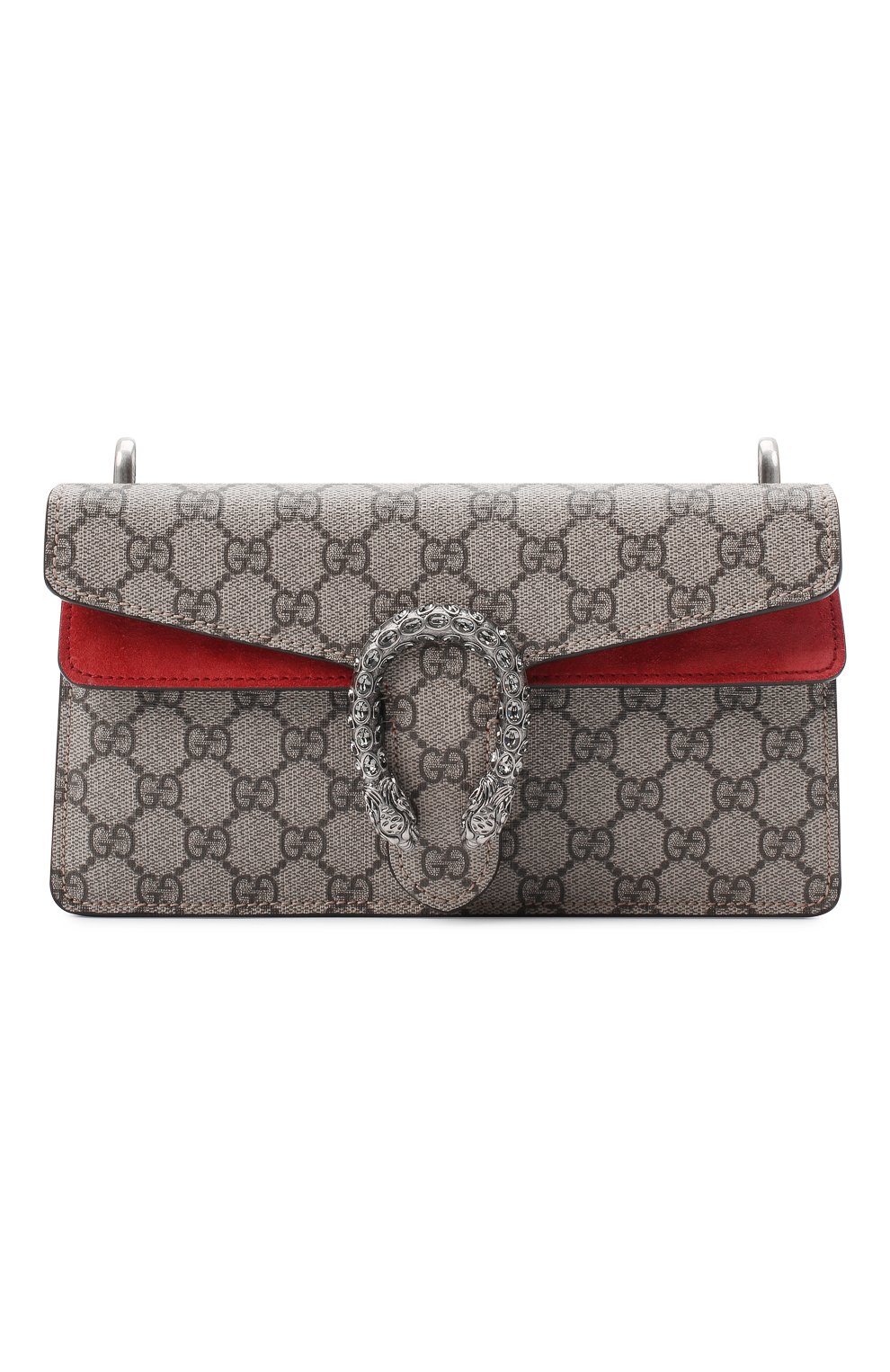 Женская сумка dionysus small GUCCI красного цвета, арт. 499623/92TJN | Фото 1 (Сумки-технические: Сумки через плечо; Региональные ограничения белый список (Axapta Mercury): RU; Материал сплава: Проставлено; Материал: Текстиль, Экокожа; Драгоценные камни: Проставлено; Размер: small)