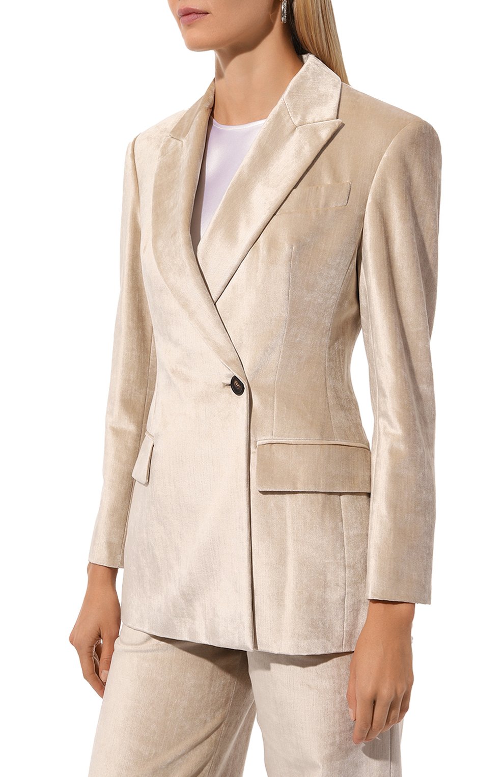 Бархатный жакет BRUNELLO CUCINELLI, арт. MD5817150P, фото 3