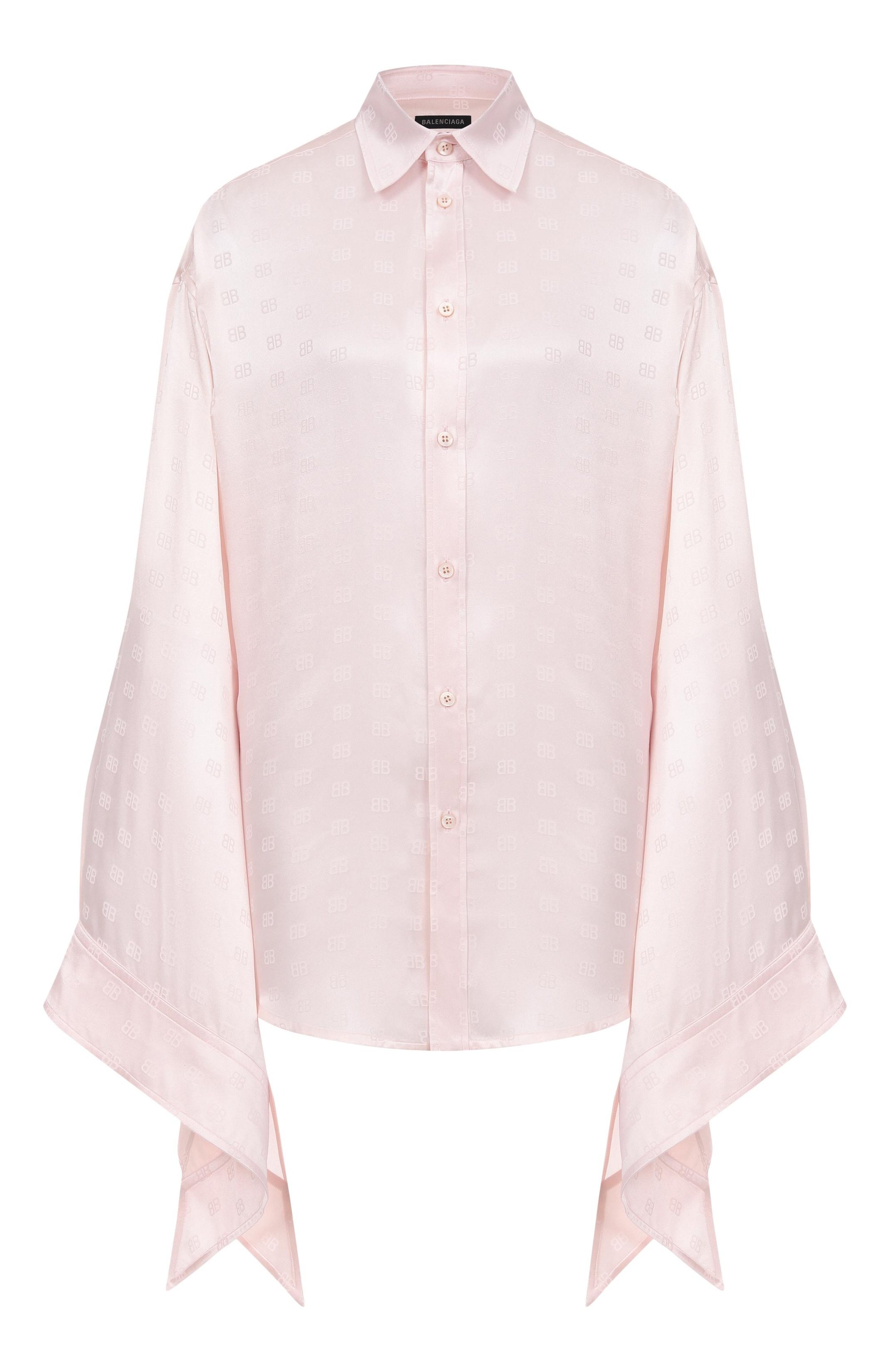 Атласная блузка BALENCIAGA, арт. 830989/TSN10, �фото 1