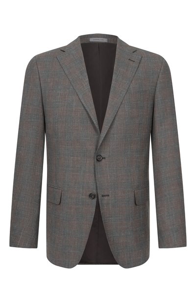 Мужской пиджак из шерсти и льна CORNELIANI, арт. 276008/2716311