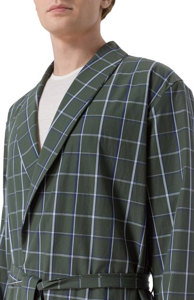 Хлопковый халат HANRO, арт. 075116, фото 5