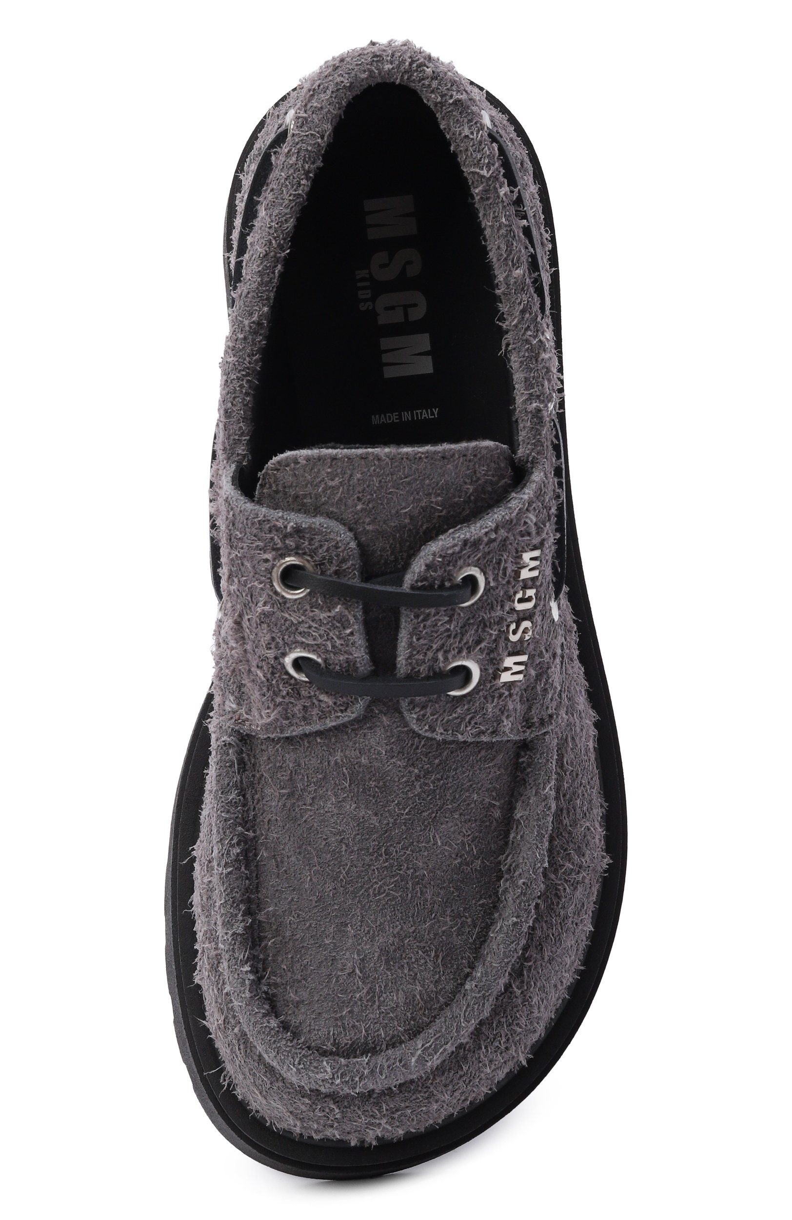 Замшевые лоферы MSGM KIDS, арт. 84016/VAR3_001, фото 4