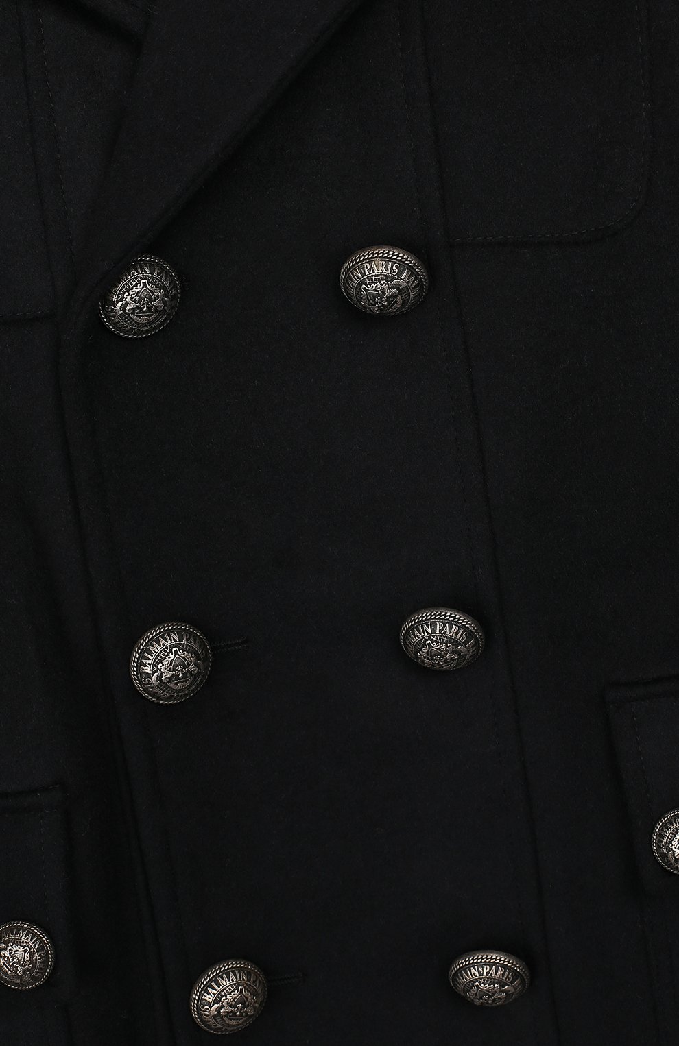 Шерстяное пальто BALMAIN, арт. 6L2610/LE260/4-10, фото 3