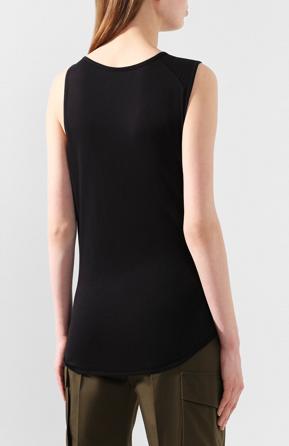 Хлопковая майка ANN DEMEULEMEESTER, арт. 2001-2465-232-098, фото 4