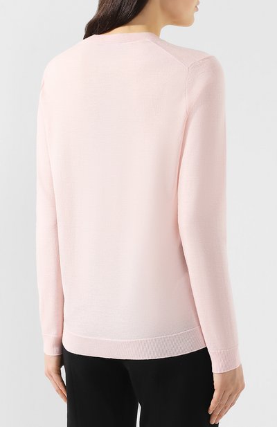 Шерстяной пуловер EMPORIO ARMANI розового цвета по цене 25900 руб., арт. 3G2MY2/2M8CZ, фото 4 Шерстяной пуловер EMPORIO ARMANI, арт. 3G2MY2/2M8CZ, фото 4