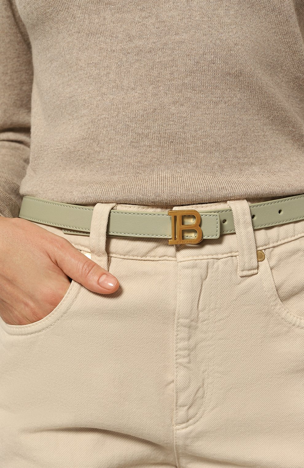 Кожаный ремень BALMAIN, арт. DN0WJ000/LSLX, фото 2