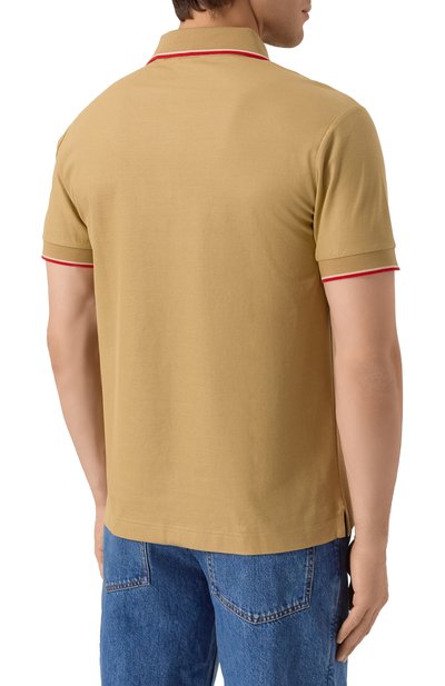 Хлопковое поло BURBERRY, арт. 8110093, фото 4