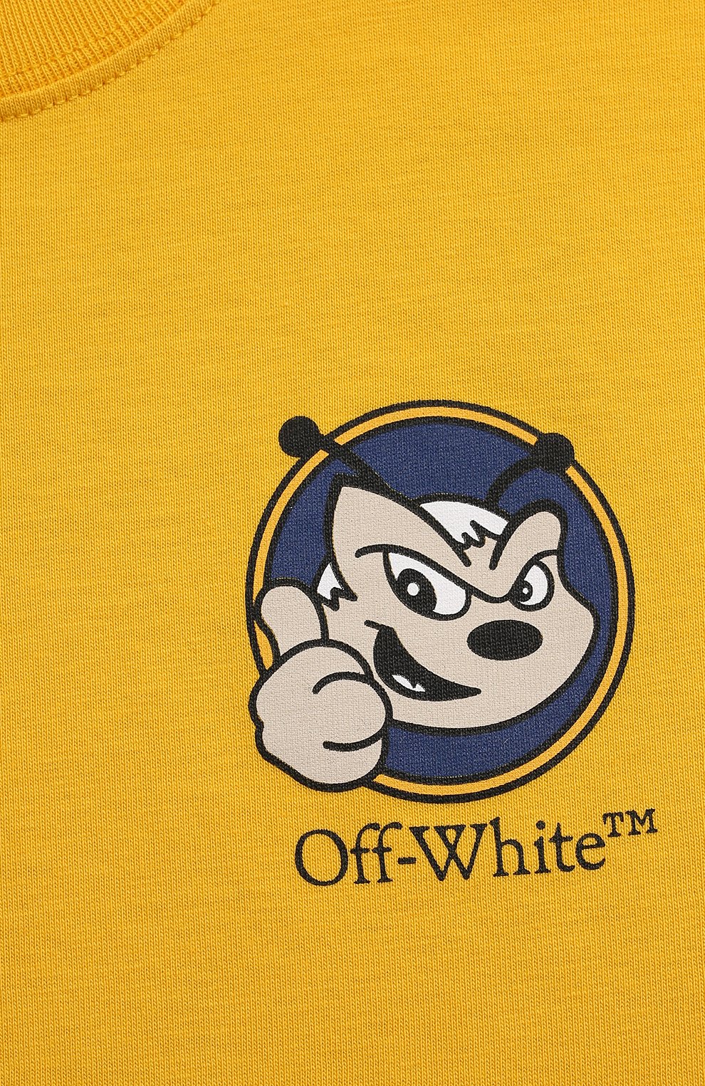 Хлопковая футболка OFF-WHITE, арт. 0BAA002F23JER011, фото 3