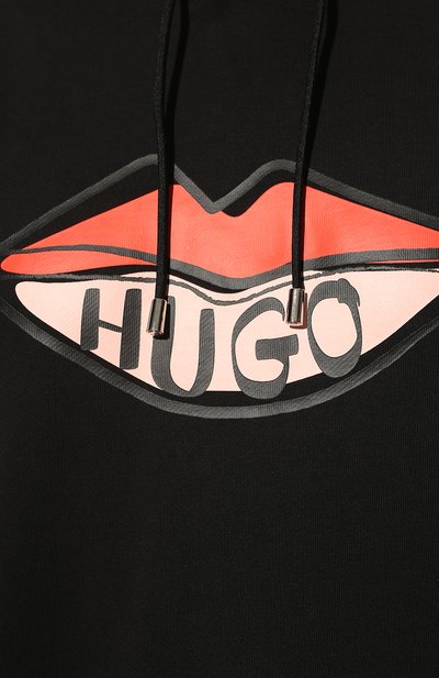 Хлопковое худи HUGO, арт. 50459306, фото 5