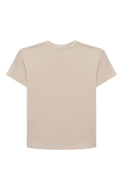 Хлопковая футболка MUMOFSIX бежевого цвета по цене 5750 руб., арт. MOSSS22T_TS01, фото 2 Хлопковая футболка MUMOFSIX, арт. MOSSS22T_TS01, фото 2