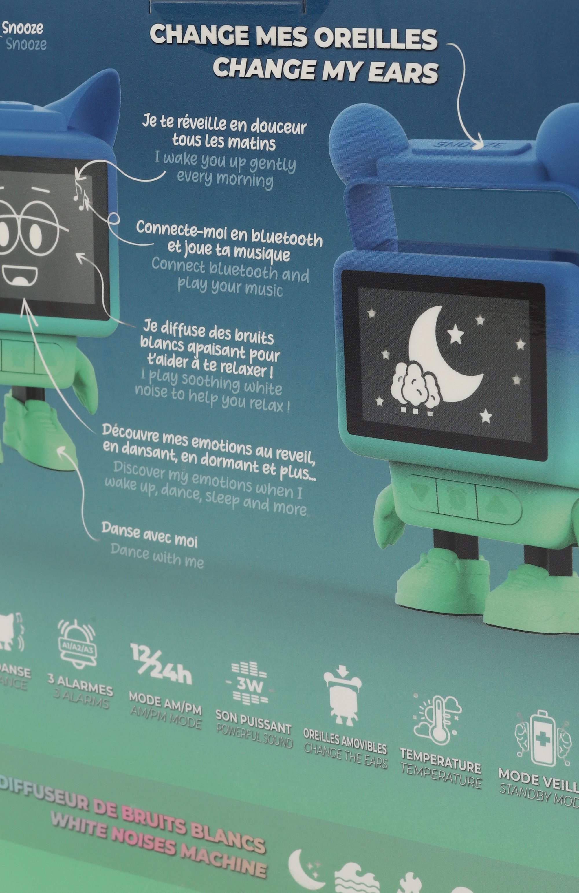 Танцующая колонка-часы PLAYFOREVER, арт. DC-BL-01, фото 2