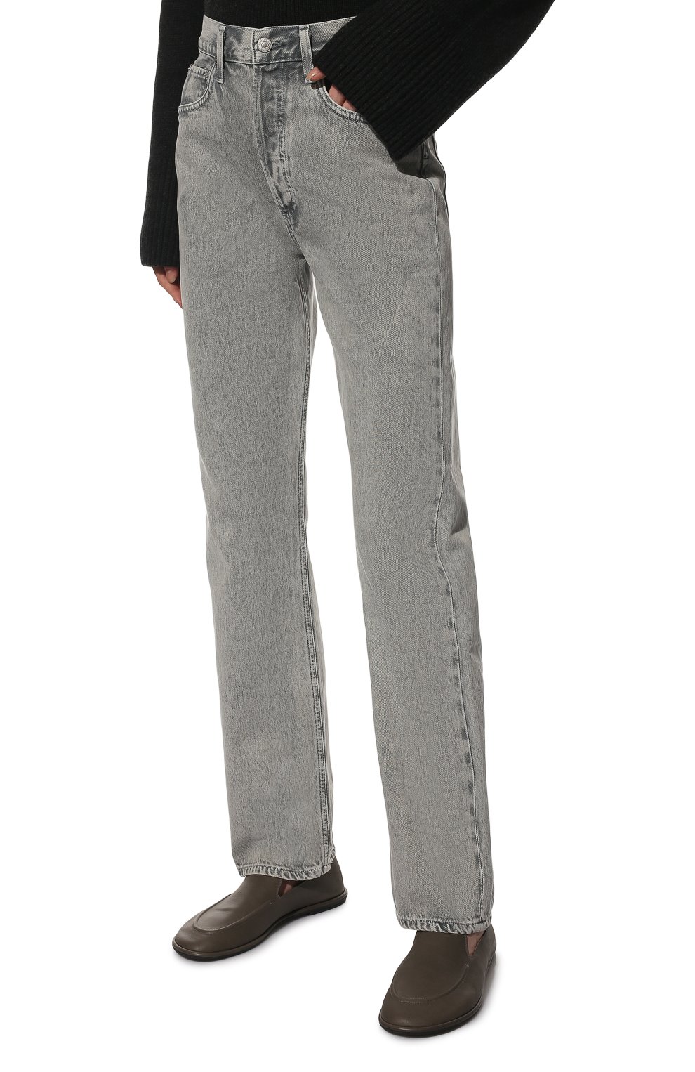 Джинсы CITIZENS OF HUMANITY серого цвета по цене 37350 руб., арт. 1967-1248, фото 3 Джинсы CITIZENS OF HUMANITY, арт. 1967-1248, фото 3