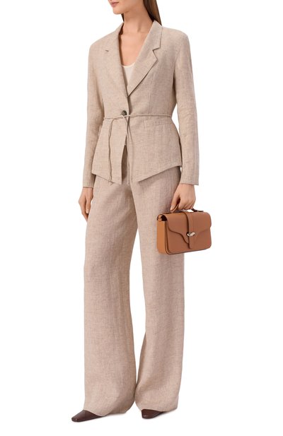 Сумка EMPORIO ARMANI светло-коричневого цвета по цене 68800 руб., арт. EW004419/AF25356, фото 3 Сумка EMPORIO ARMANI, арт. EW004419/AF25356, фото 3