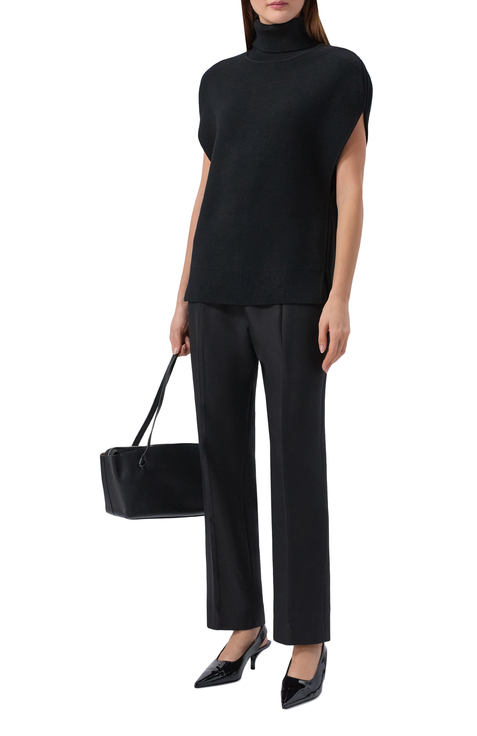 Брюки из шерсти и шелка TOTEME, арт. 261-WRB0377-FB0567, фото 2