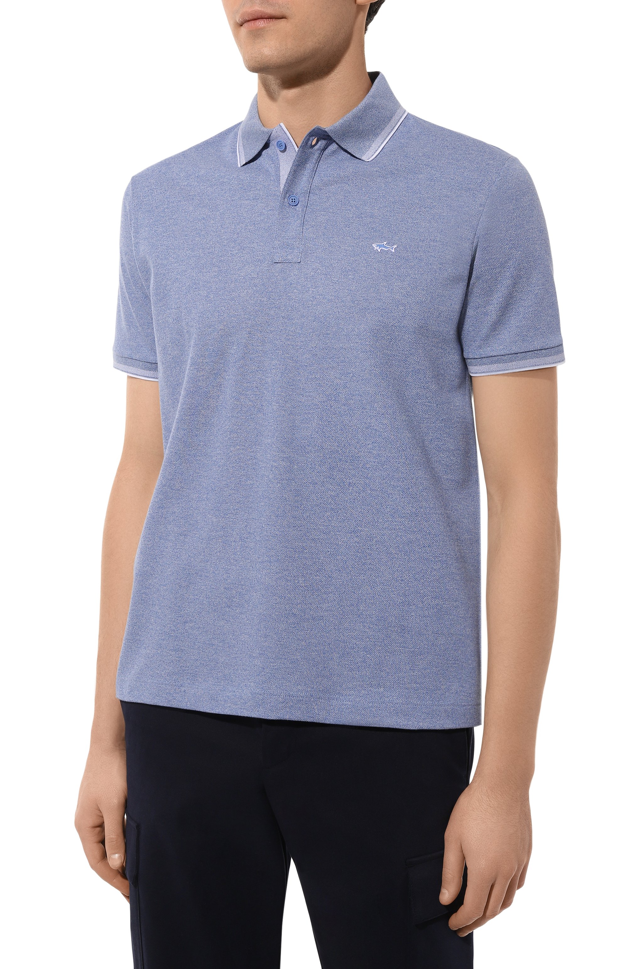 Хлопковое поло PAUL&SHARK, арт. 25411205, фото 3