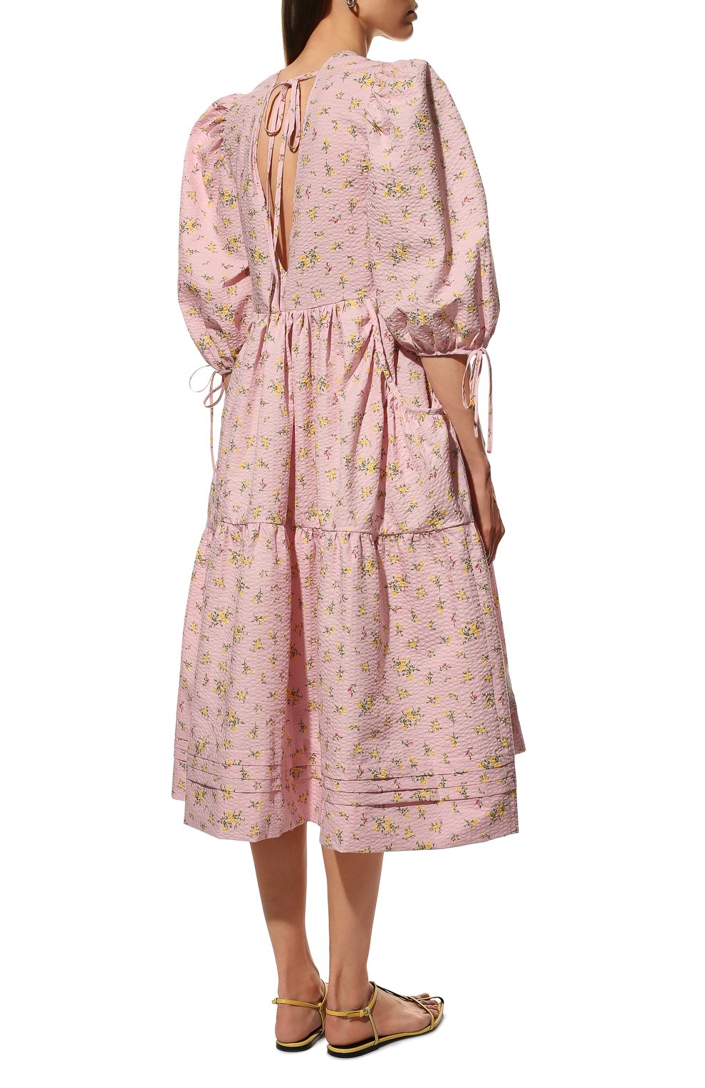 Платье LOOM BY RODINA светло-розового цвета по цене 33500 руб., арт. LBR/SS-DRRZ22, фото 4 Платье LOOM BY RODINA, арт. LBR/SS-DRRZ22, фото 4