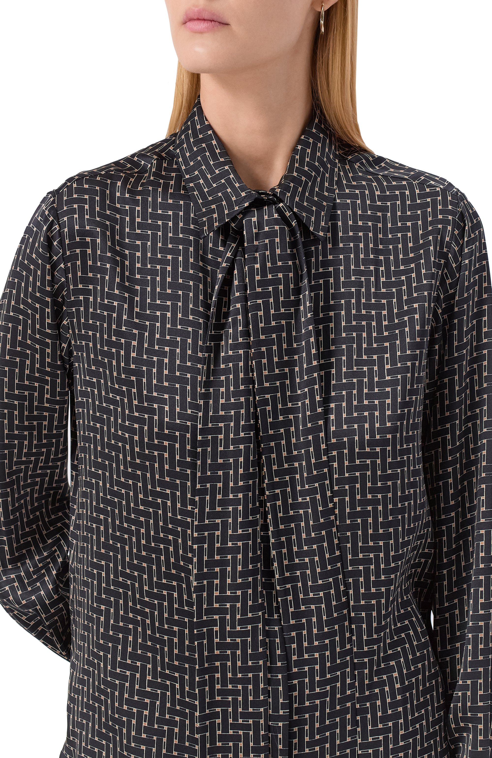 Шелковая блузка KITON, арт. D48407K0561E05, фото 5