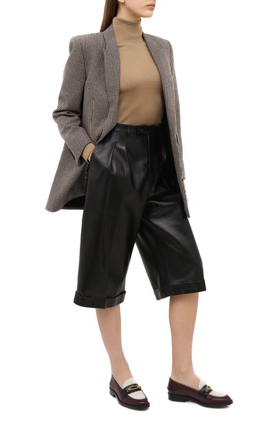 Кожаные лоферы BALLY, арт. EL0DIE FLAT-FUR/17, фото 2