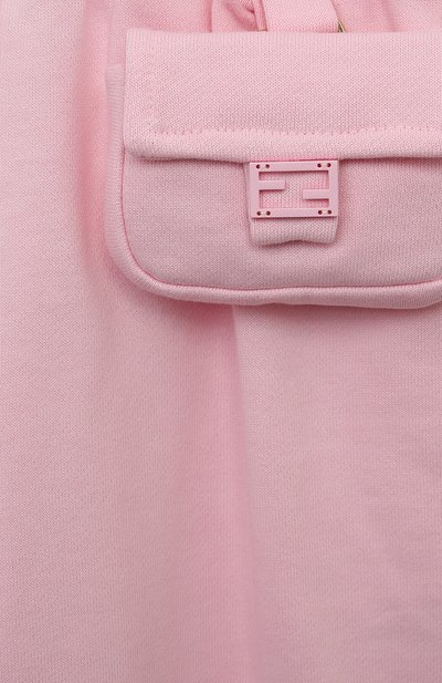 Хлопковые джоггеры FENDI, арт. JFF331/5V0/3-6, фото 3
