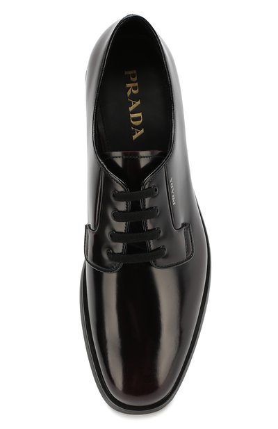 Кожаные дерби PRADA, арт. 2EG261-P39-F0397, фото 5