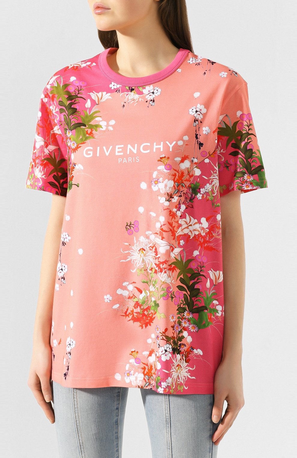 Хлопковая футболка GIVENCHY, арт. BW70753Z34, фото 3