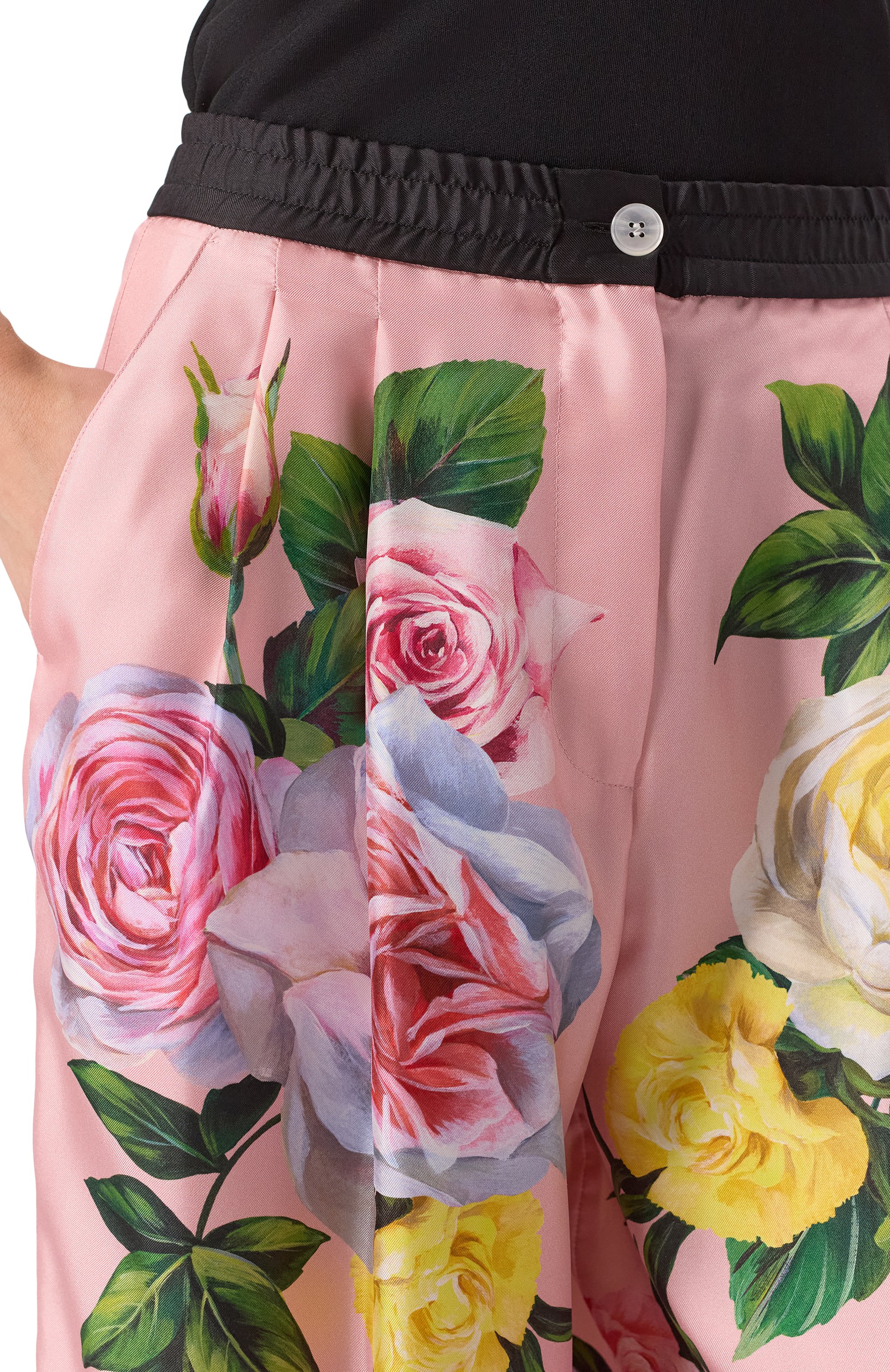 Шелковые брюки DOLCE & GABBANA, арт. FTCIST/HI1W3, фото 5