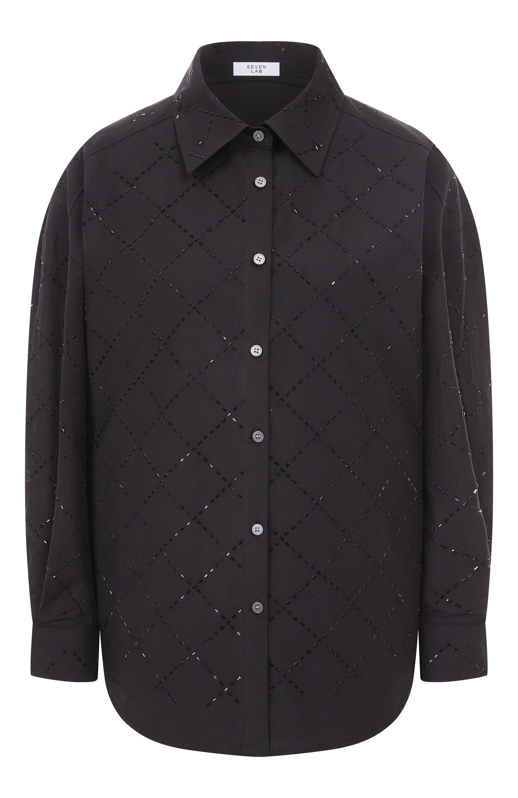 Хлопковая рубашка SEVEN LAB, арт. 225-C-W-15-90-102, фото 1