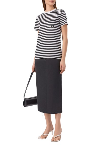 Хлопковая футболка MAX MARA, арт. MXM0B0LI, фото 2