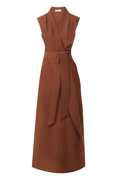 Женское хлопковое платье BRUNELLO CUCINELLI, арт. M0F79A4526