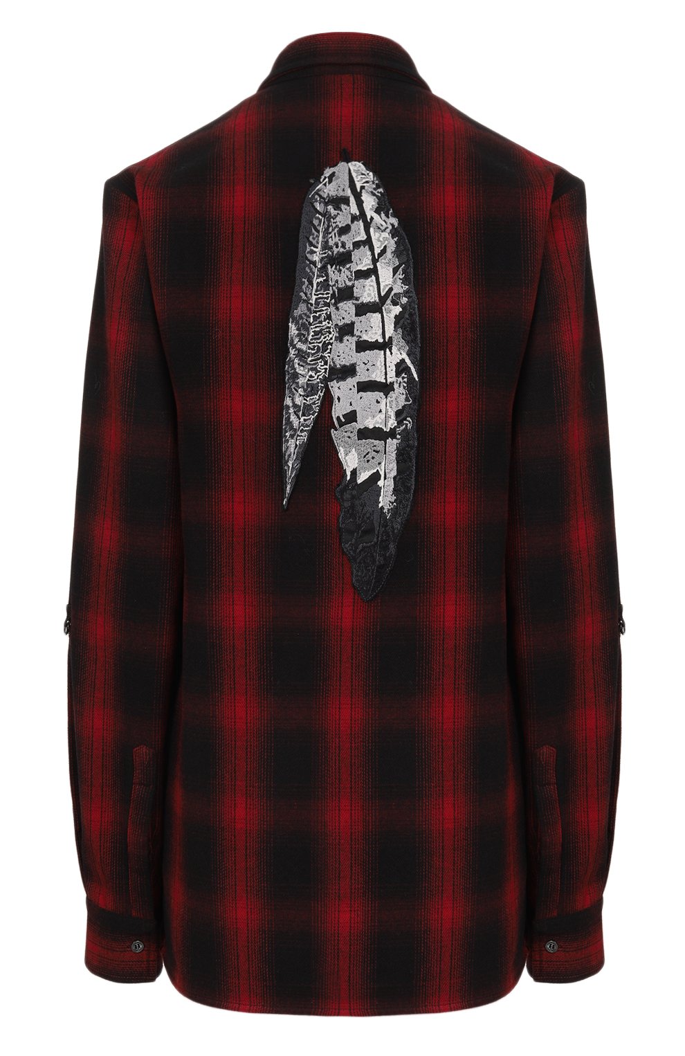 Рубашка из хлопка и шерсти MARCELO BURLON, арт. CWGA004E17505001, фото 2