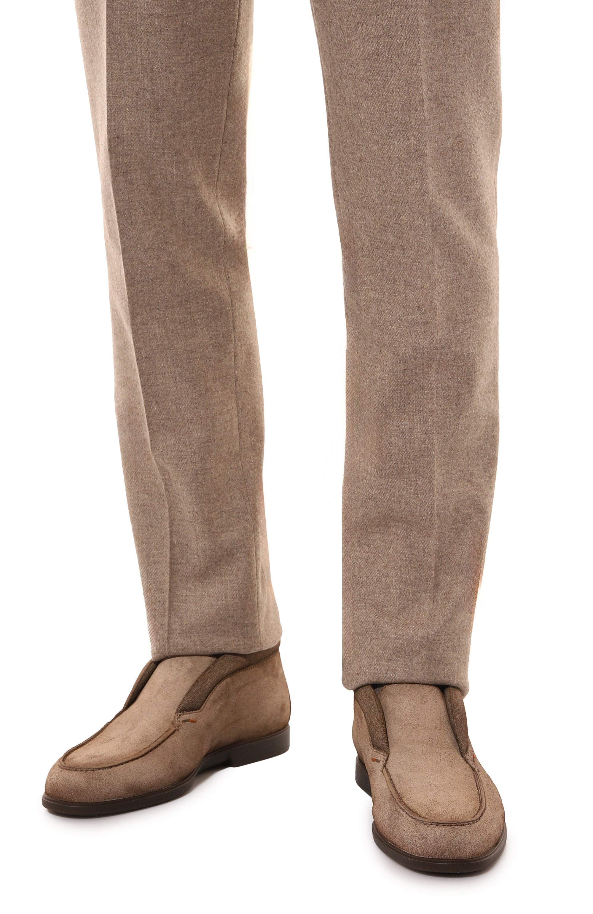 Замшевые ботинки malibu SANTONI, арт. MGAG18974DKTGGEX., фото 3