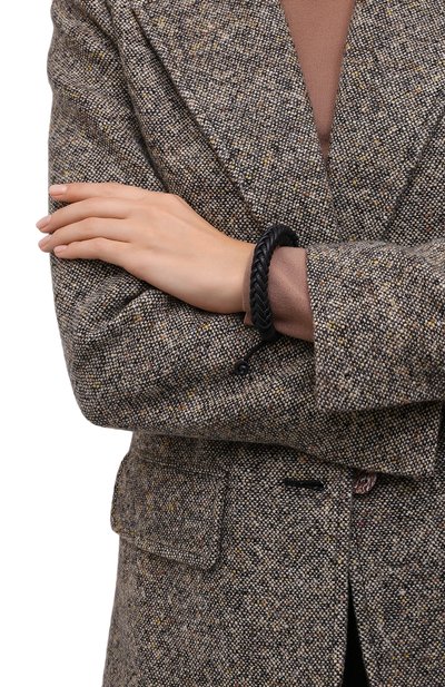 Кожаный браслет LORO PIANA темно-синего цвета по цене 26600 руб., арт. FAL8352, фото 2 Кожаный браслет LORO PIANA, арт. FAL8352, фото 2