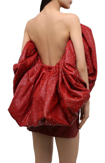 Кожаное платье SAINT LAURENT, арт. 510187/YC20K, фото 4