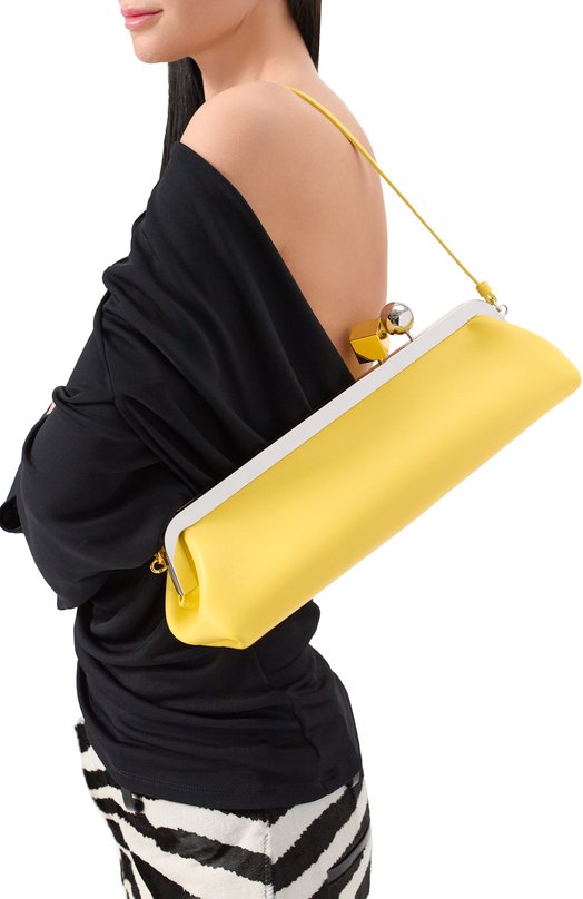 Клатч La Salon Jacquemus 25E251BA413/3171 Жёлтый  25E251BA413/3171 Фото 2