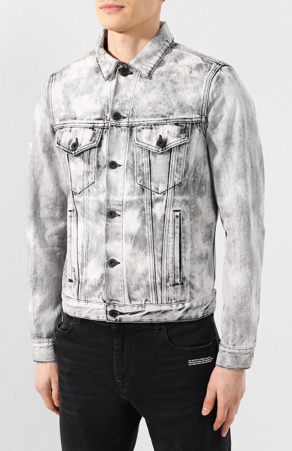 Джинсовая куртка OFF-WHITE, арт. 0MYE005S208120257510, фото 3