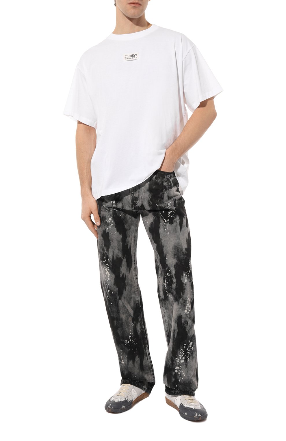 Хлопковая футболка MM6, арт. SH0GC0017/S24312, фото 2