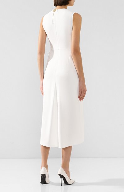 Платье VICTORIA BECKHAM белого цвета по цене 142500 руб., арт. DR MID 61152, фото 4 Платье VICTORIA BECKHAM, арт. DR MID 61152, фото 4