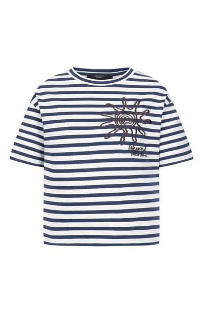 Женская хлопковая футболка WEEKEND MAX MARA, арт. WKDSABAT0