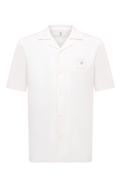 Хлопковая рубашка BRUNELLO CUCINELLI, арт. ML8240614P, фото 1