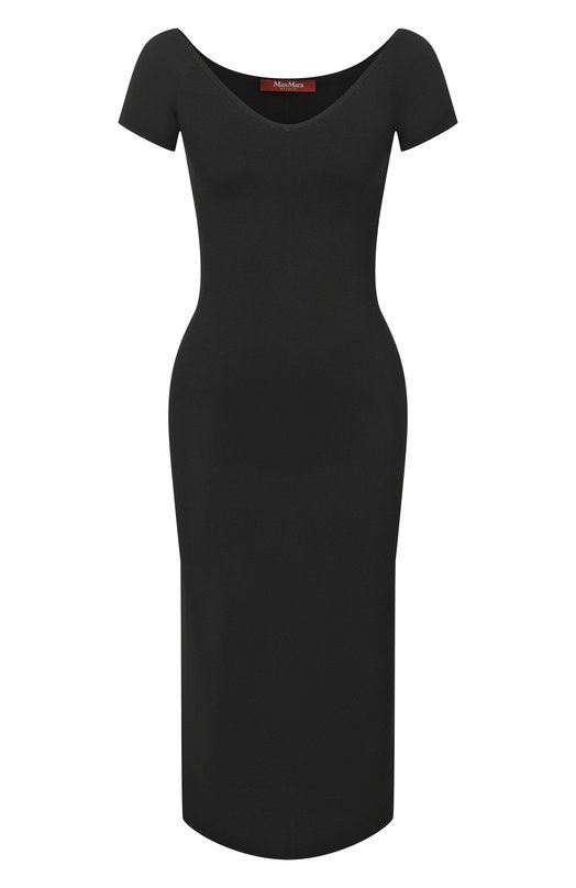 Платье из вискозы Max Mara Studio MSTCABINA Чёрный MSTCABINA