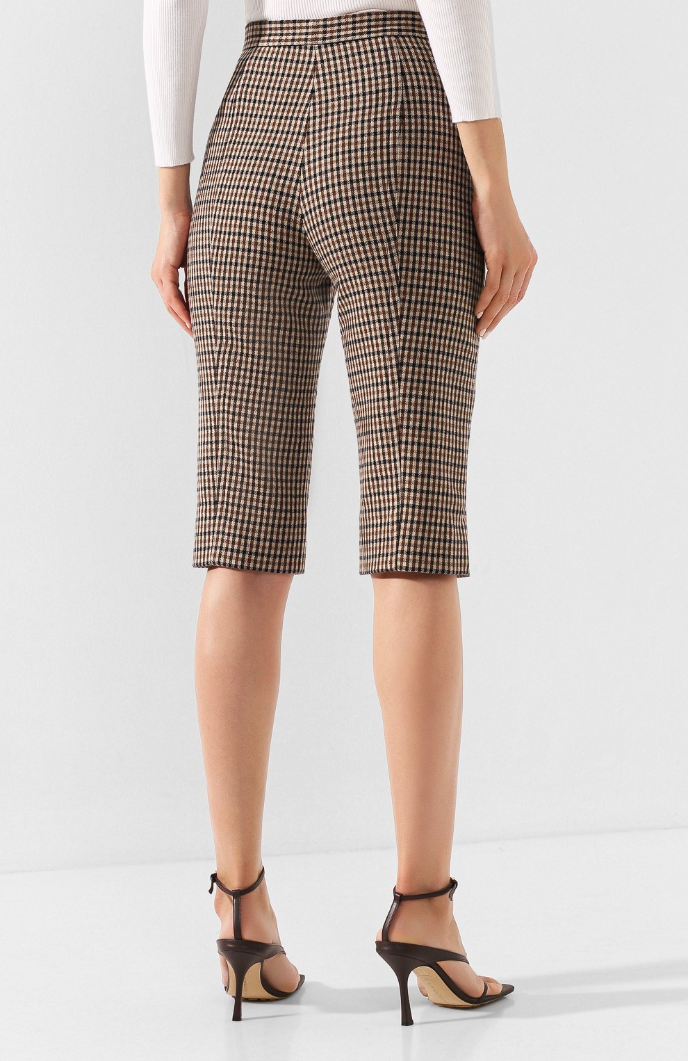 Шерстяные шорты KHAITE, арт. 3036508/RUBY, фото 4