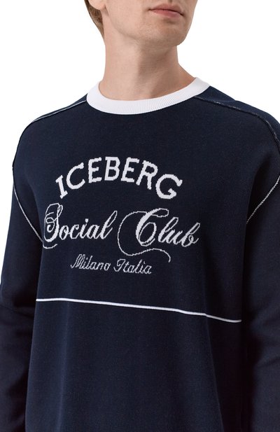Хлопковый джемпер ICEBERG, арт. A005/7604, фото 5