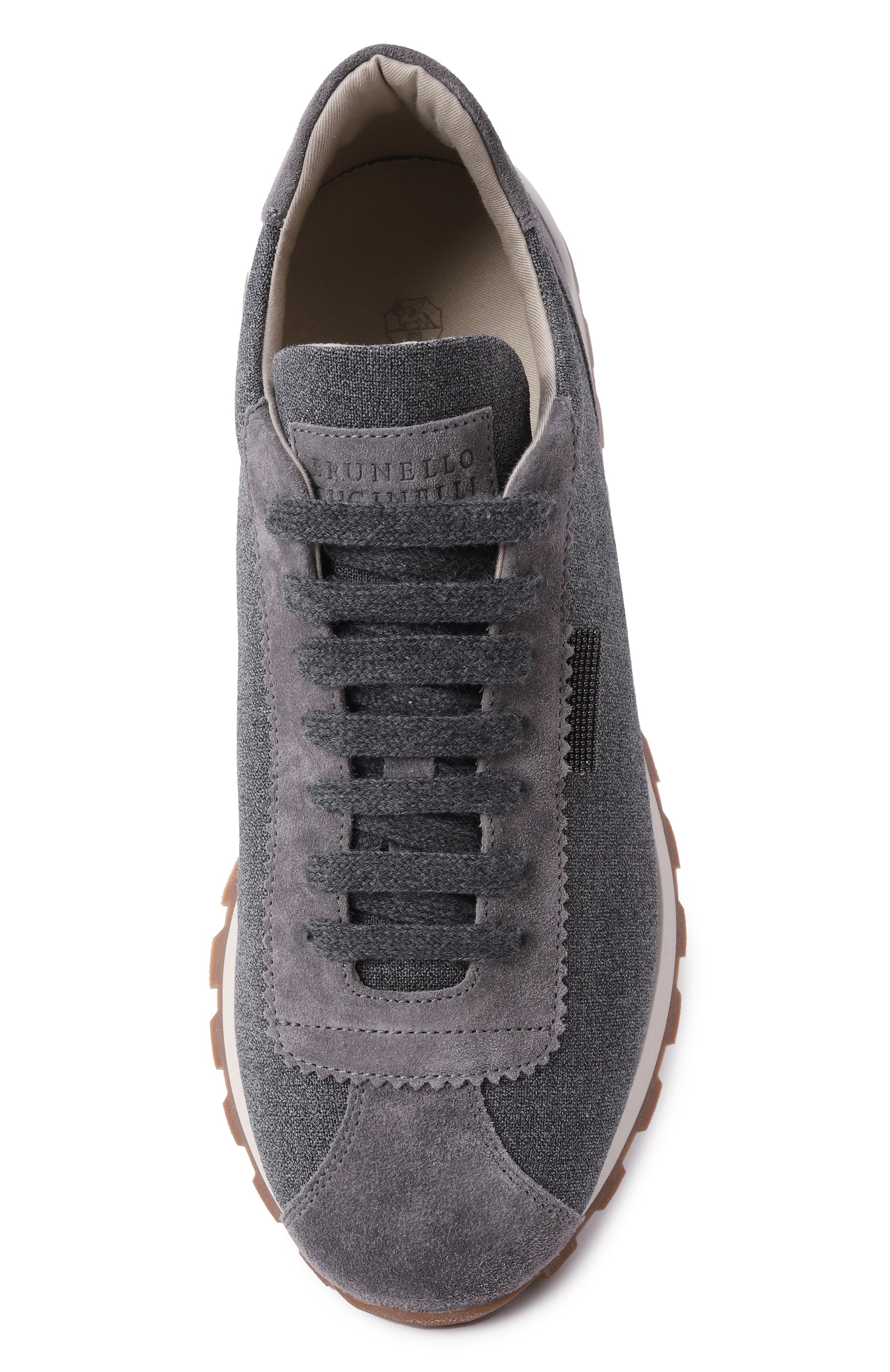 Текстильные кроссовки BRUNELLO CUCINELLI, а рт. MZ25G2815, фото 6