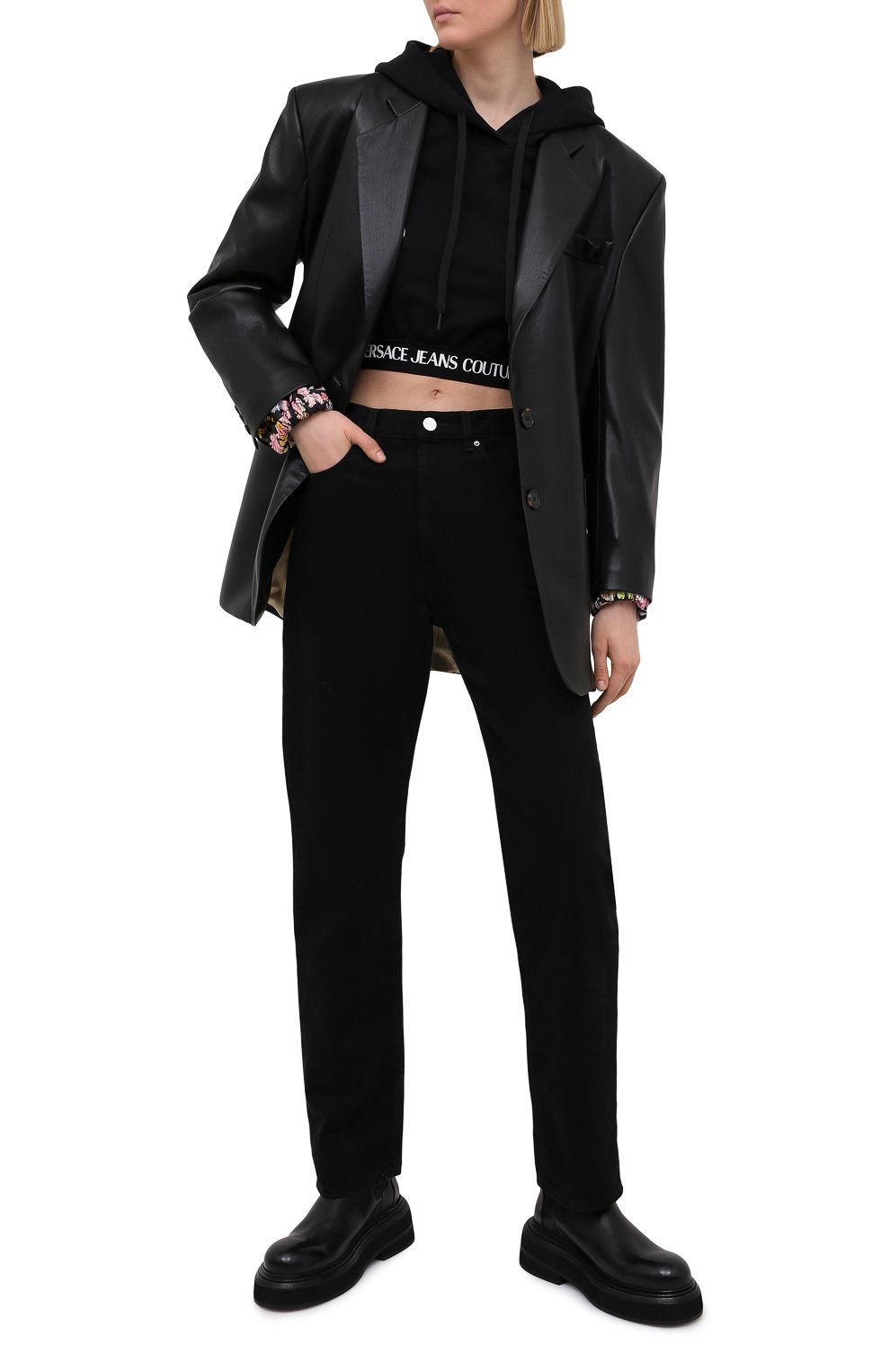 Хлопковое худи VERSACE JEANS COUTURE, арт. B6HWA767-WDP302/S0153, фото 2