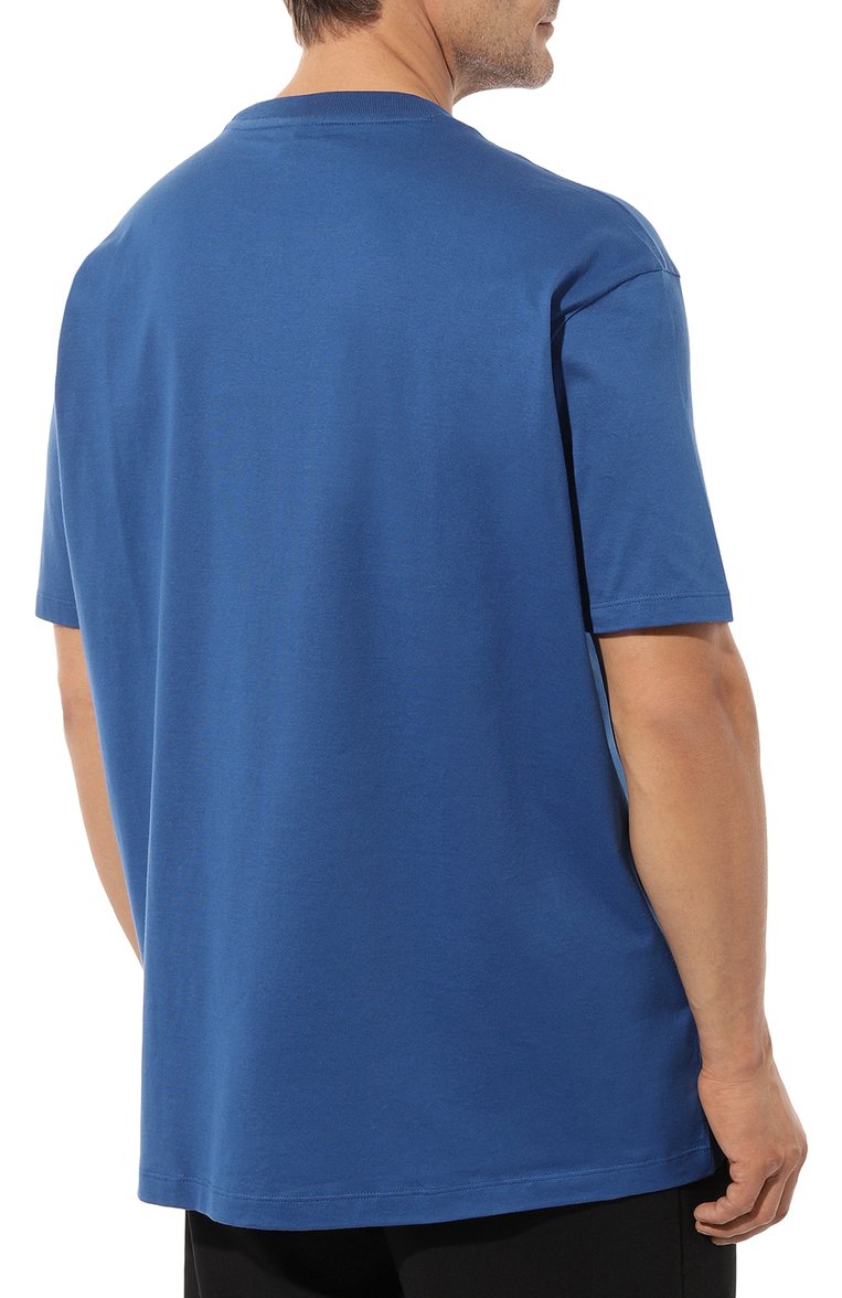 Мужская хлопковая футболка PAUL&SHARK синего цвета, арт. 12311633/3XL-6XL | Фото 4 (Рукава: Короткие; Материал внешний: Хлопок; Длина (для топов): Удлиненные; Стили: Кэжуэл; Принт: С принтом; Мужское Кросс-КТ: Футболка-одежда; Кросс-КТ: Джерси; Автоматизация ТО: Проставлено; Автоматизация состава: Проставлено)