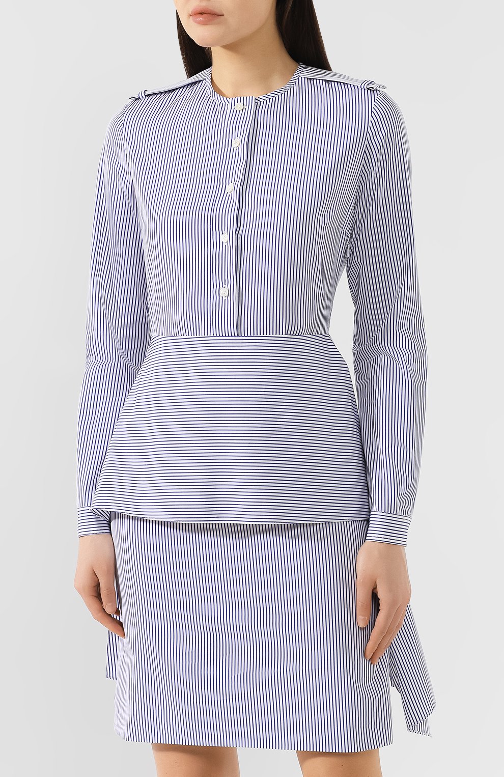 Хлопковое платье STELLA MCCARTNEY белого цвета по цене 72700 руб., арт. 577056/SNA06, фото 3 Хлопковое платье STELLA MCCARTNEY, арт. 577056/SNA06, фото 3