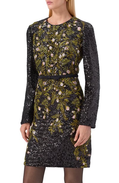 П�латье с отделкой пайетками GIAMBATTISTA VALLI, арт. 25FWPVCA5162/39RIC, фото 3