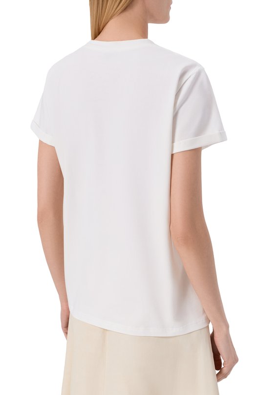 Хлопковая футболка Seven Lab CTR1.01.100.257.165 Белый  CTR1.01.100.257.165 Фото 4