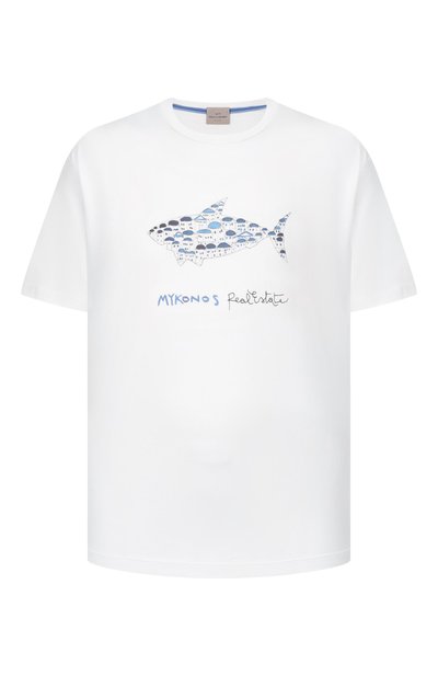 Мужская хлопковая футболка PAUL&SHARK, арт. 26411039